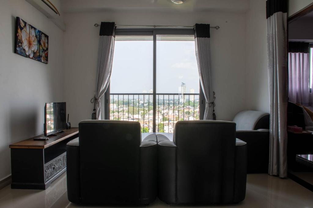Posezení v ubytování Lovish luxury villa