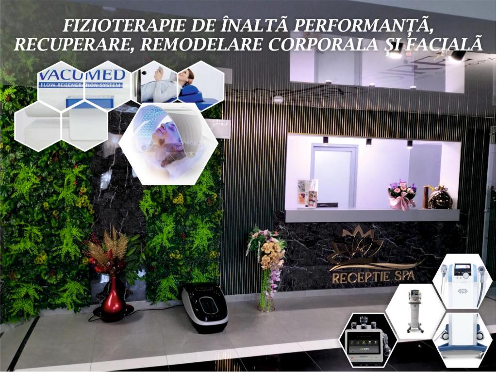 eine Ausstellung bei aarmaarmaarmaarmaarmaaloreal orealoreal or aloreal orealore in der Unterkunft Hotel & MedSpa Siret in Mamaia