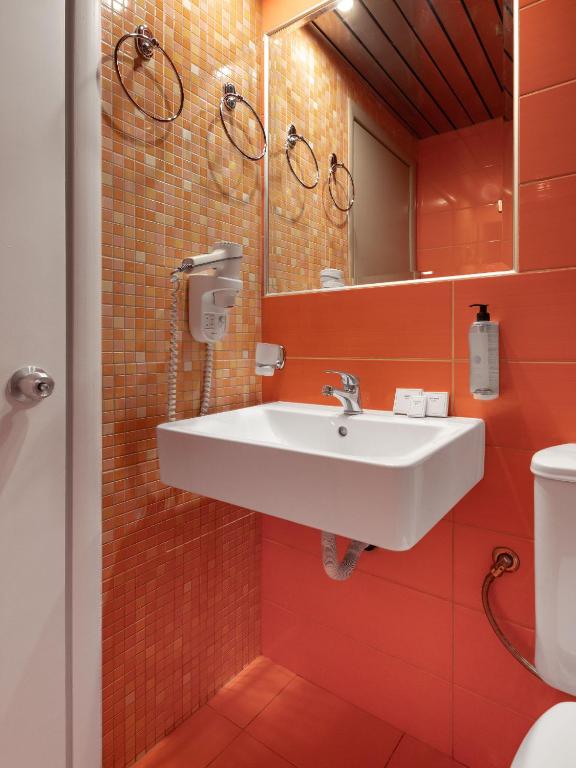 Kúpeľňa v ubytovaní Hotel Nafpaktos