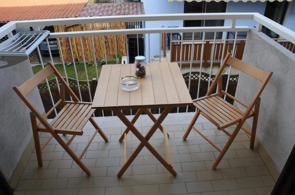 Balkón nebo terasa v ubytování IL PAITITI