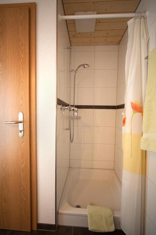 Koupelna v ubytování B&B Ferienhof am See