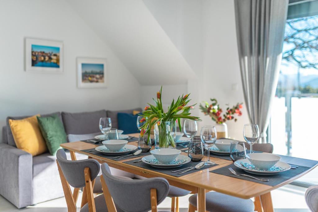 Posedenie v ubytovaní Apartament Widok 5