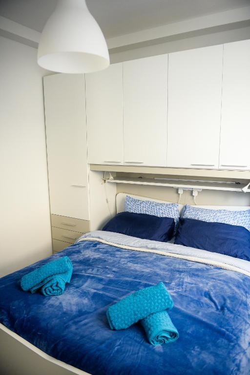 Кровать или кровати в номере Seaview-CasadiAlfio-Qawra
