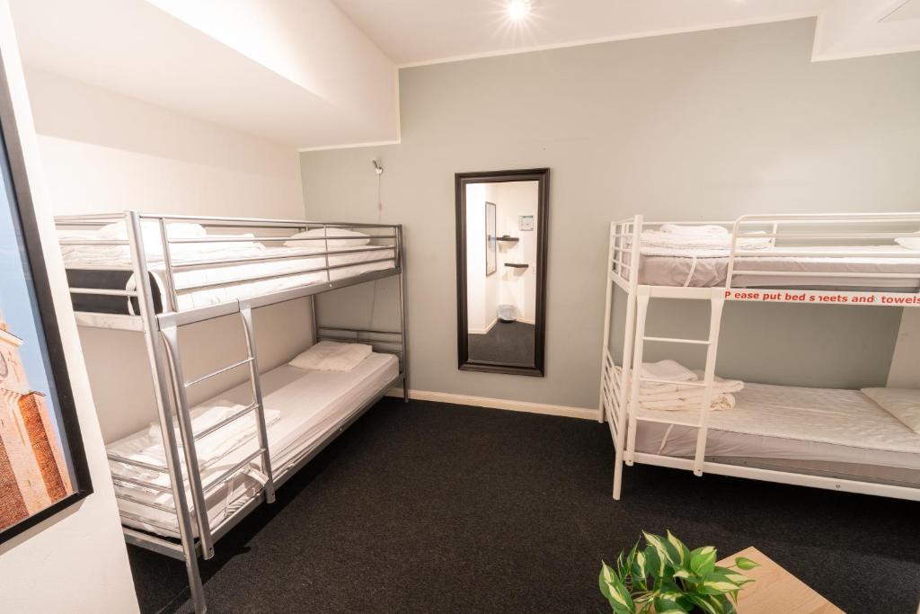 Postel nebo postele na pokoji v ubytování Stockholm Hostel