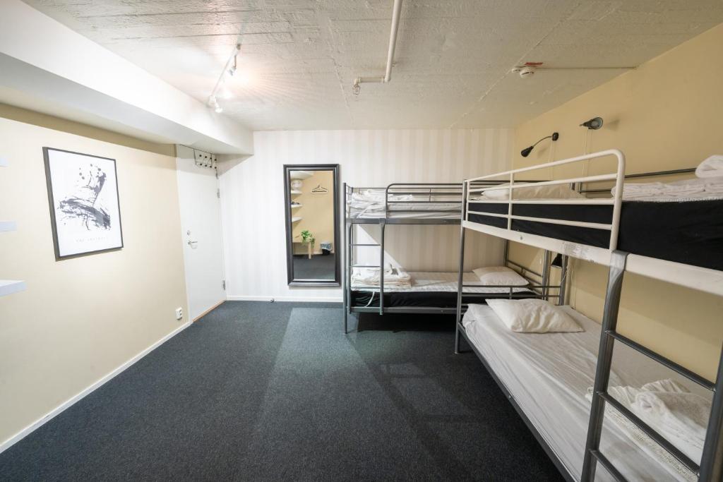Postel nebo postele na pokoji v ubytování Stockholm Hostel