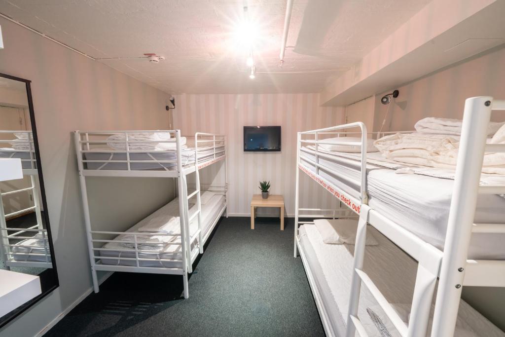Postel nebo postele na pokoji v ubytování Stockholm Hostel