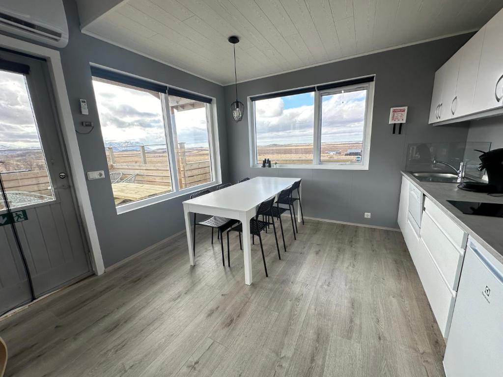 Cabin in Faukás, west part of Iceland - Birta Rentals 주방 또는 간이 주방