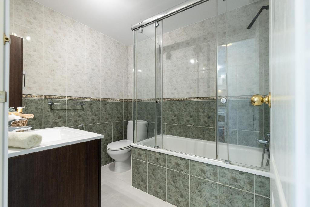 Koupelna v ubytování UHC RODAS APARTMENTS