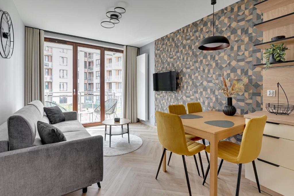 Posezení v ubytování Garnizon by Comfort Apartments
