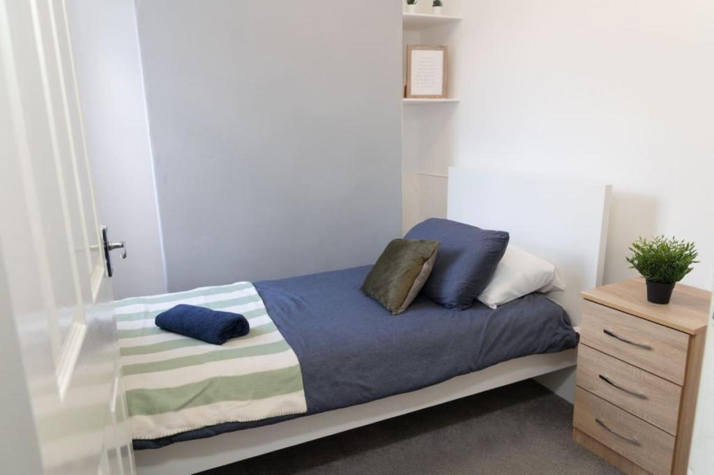 Un pat sau paturi într-o cameră la Shelen View