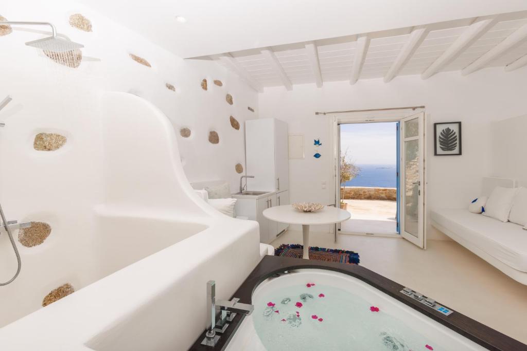 Koupelna v ubytování Diana Villa Mykonos