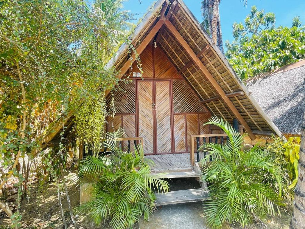 Zahrada ubytování Binucot Lodge