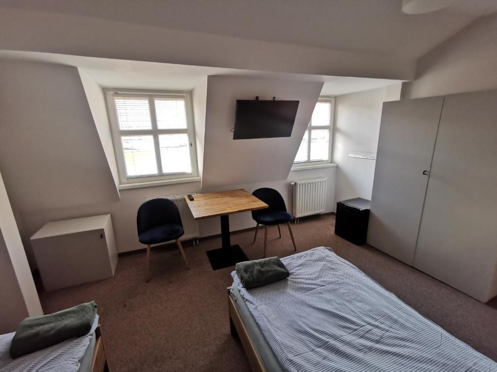 Posteľ alebo postele v izbe v ubytovaní Bemma Apart Hostel