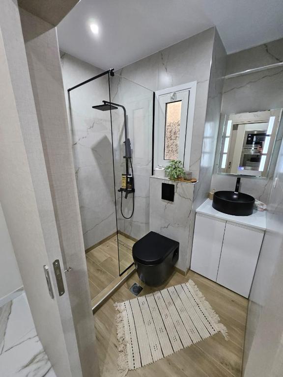 Koupelna v ubytování AGORA luxury APARTMENT 7