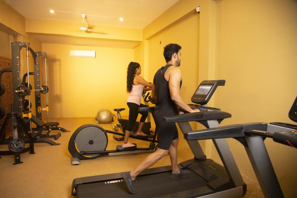 Fitness centrum a/nebo fitness zařízení v ubytování Sigiriya Forest Edge By Marino Leisure