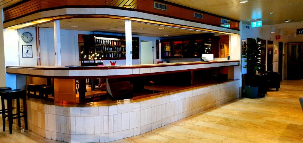 Lounge nebo bar v ubytování Rasta Mariestad