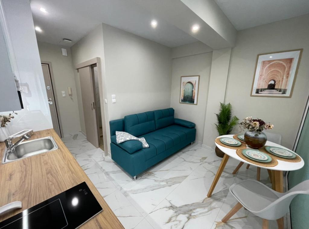 Posezení v ubytování AGORA luxury APARTMENT 7