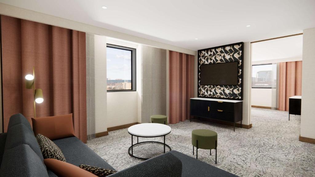 Posezení v ubytování Doubletree By Hilton Sheffield City