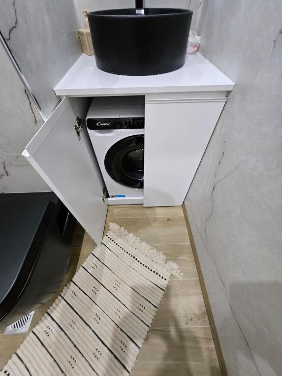 Kuchyň nebo kuchyňský kout v ubytování AGORA luxury APARTMENT 7
