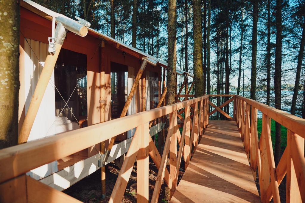 Příroda nedaleko luxury tent