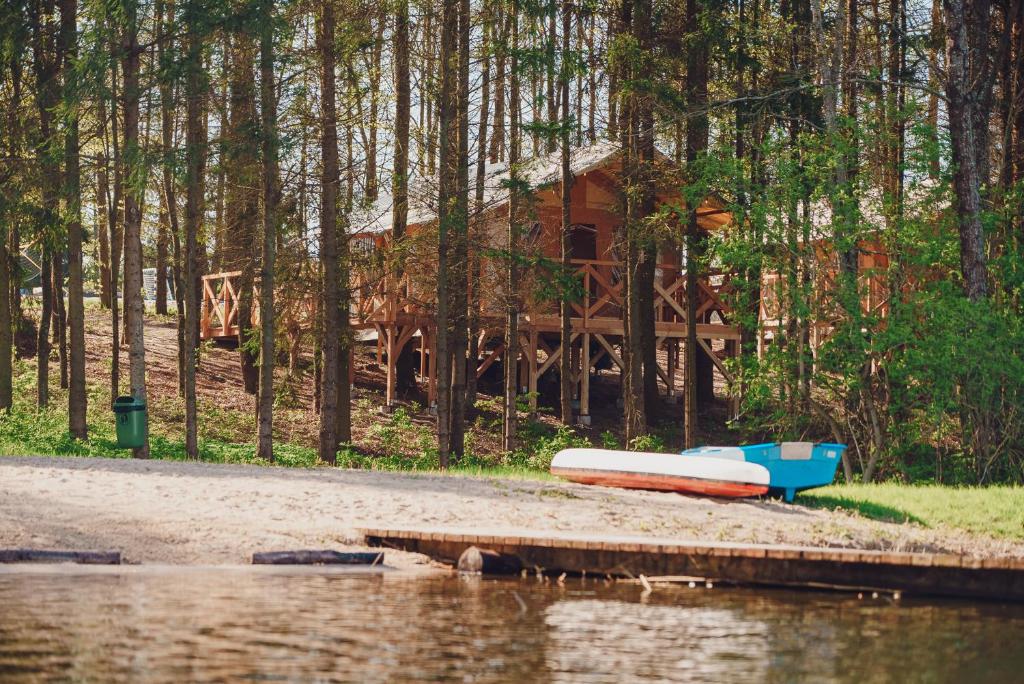 Příroda nedaleko luxury tent