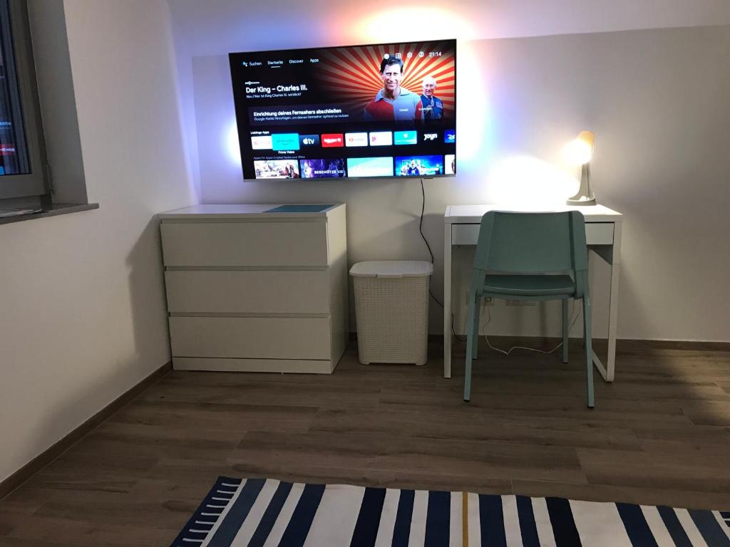 TV a/nebo společenská místnost v ubytování The Fehmarn Lodges - RELAX -