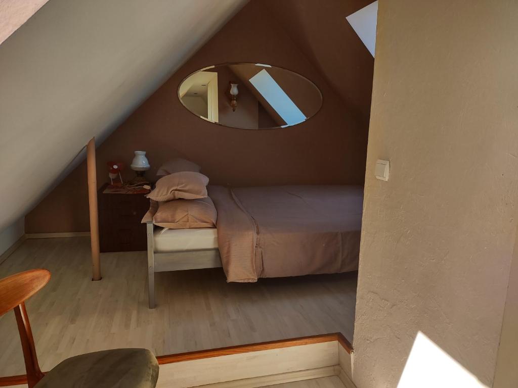 Posteľ alebo postele v izbe v ubytovaní Loft 'PRL'