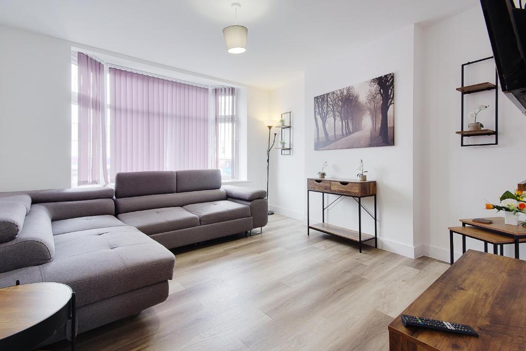 Кът за сядане в Wimbourne Road Apartment 2