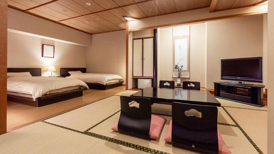 Postel nebo postele na pokoji v ubytování U-BELL Hotel Matsumasa