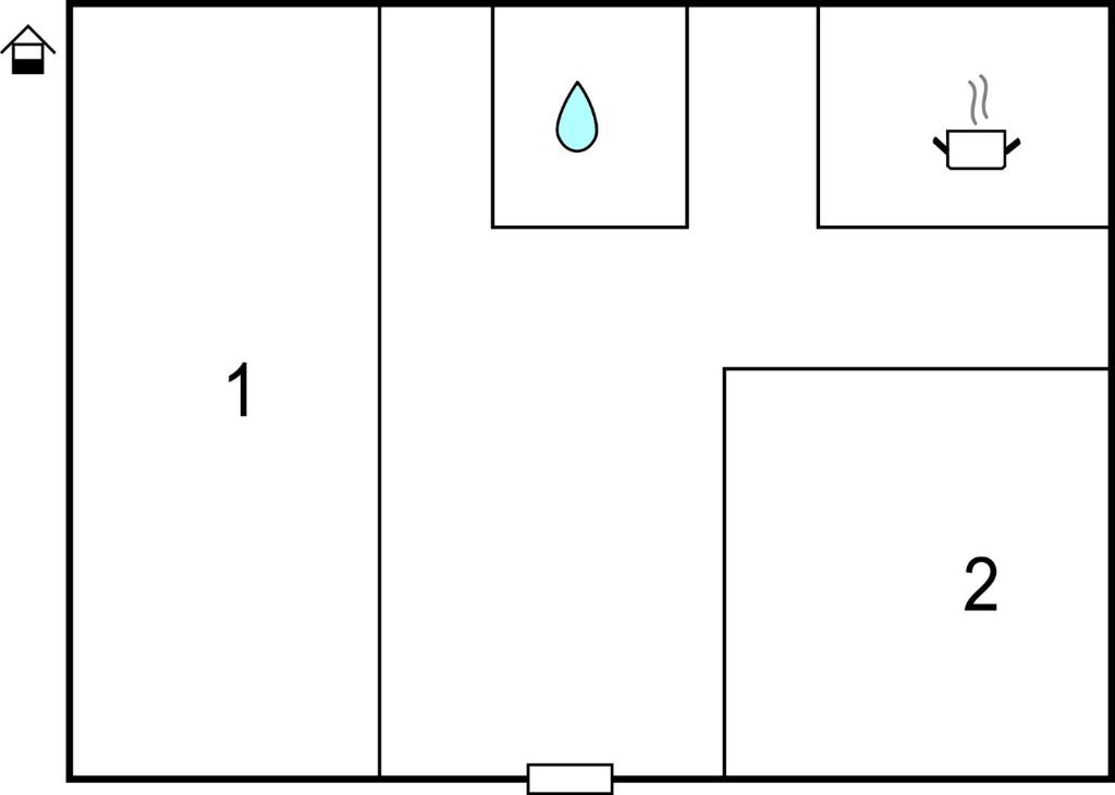 a schematic diagram of the reaction of water and a droplet at Amazing Apartment In Amblainville With Kitchenette in Amblainville