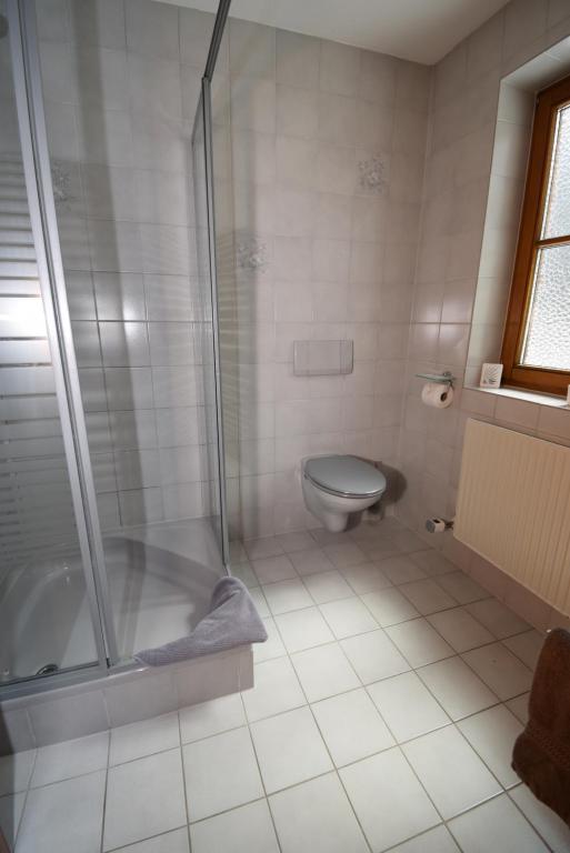 Łazienka w obiekcie Landhaus Bichlbach
