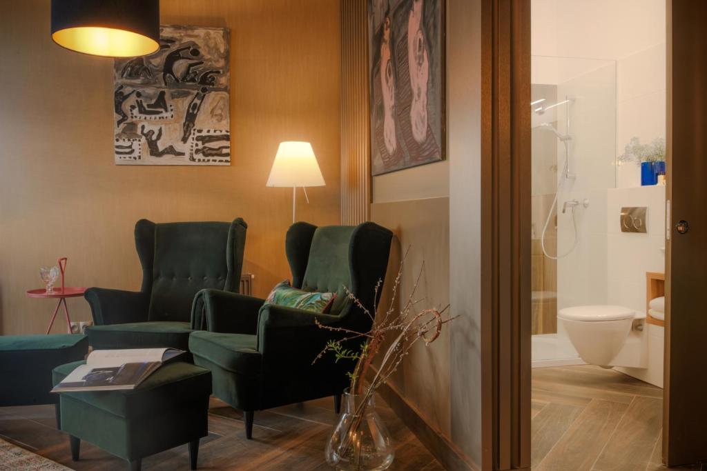 Koupelna v ubytování Hotel Beethoven
