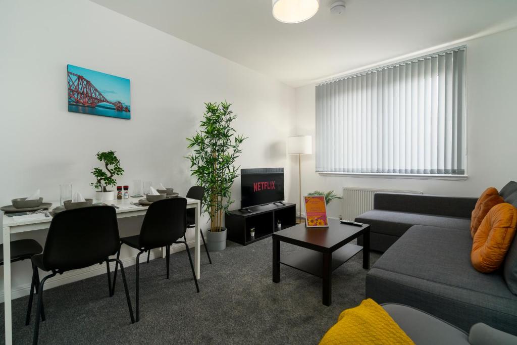 Χώρος καθιστικού στο Free Parking - 2 Bedroom Flat