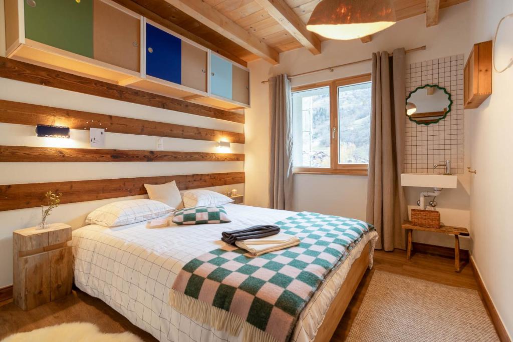 Postel nebo postele na pokoji v ubytování SoHome Le Chable