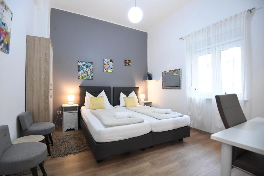Posteľ alebo postele v izbe v ubytovaní Green lighthouse rooms