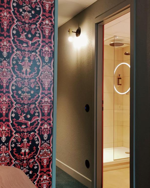 Koupelna v ubytování Hôtel L'Ours De Mutzig