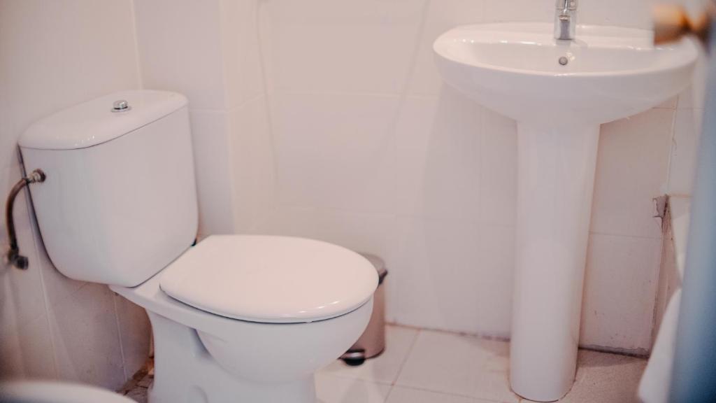 Ένα μπάνιο στο Barraca Suites