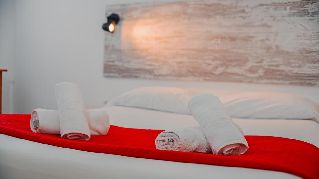 Ένα ή περισσότερα κρεβάτια σε δωμάτιο στο Barraca Suites