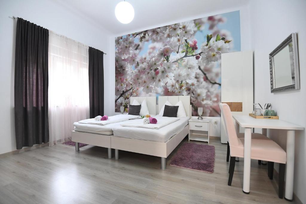 Posteľ alebo postele v izbe v ubytovaní Green lighthouse rooms