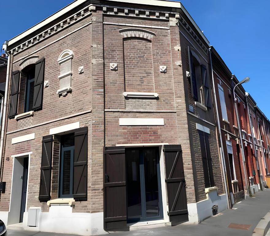 Das Gebäude in dem sich die Ferienwohnung befindet