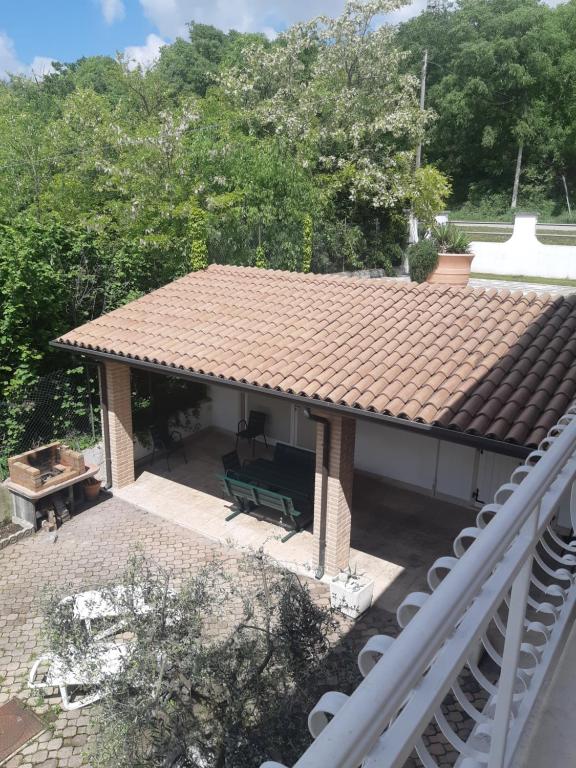 Budova, kde se vila nachází