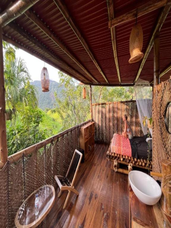 Balcone o terrazza di The Valley Tayrona hostel- A social jungle hostel