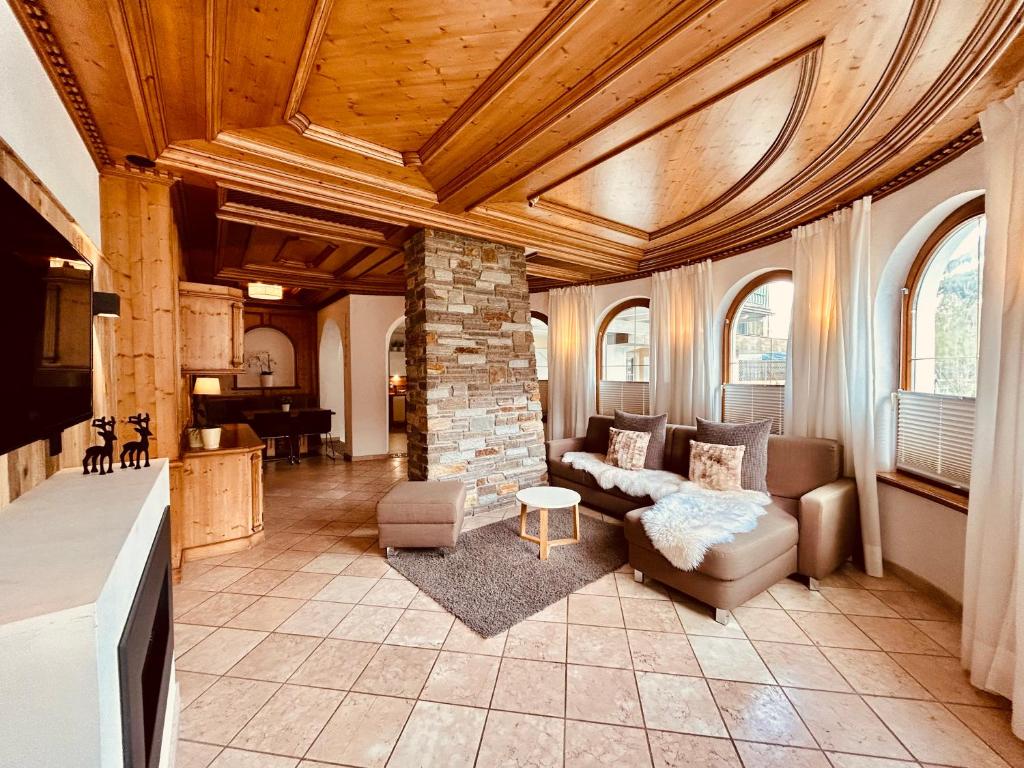 Posezení v ubytování Sonn-Alm Chalet-Apartments