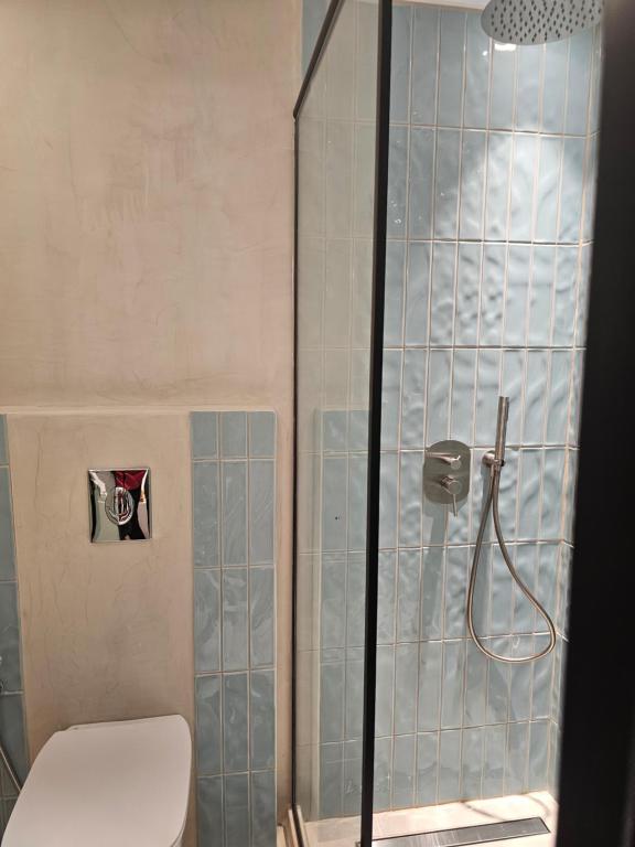 Koupelna v ubytování Levantes House Mykonos