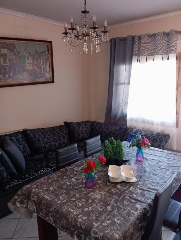 Posezení v ubytování Aggela House
