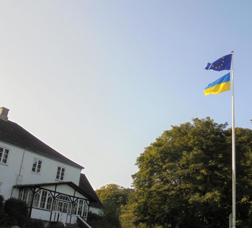 Budova, kde se bed and breakfast nachází
