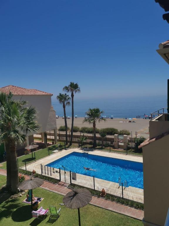 Bazén v ubytovaní Beach Diamond alebo v jeho blízkosti