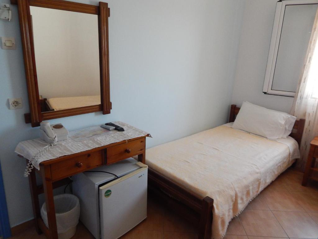 Postel nebo postele na pokoji v ubytování Akti Pension