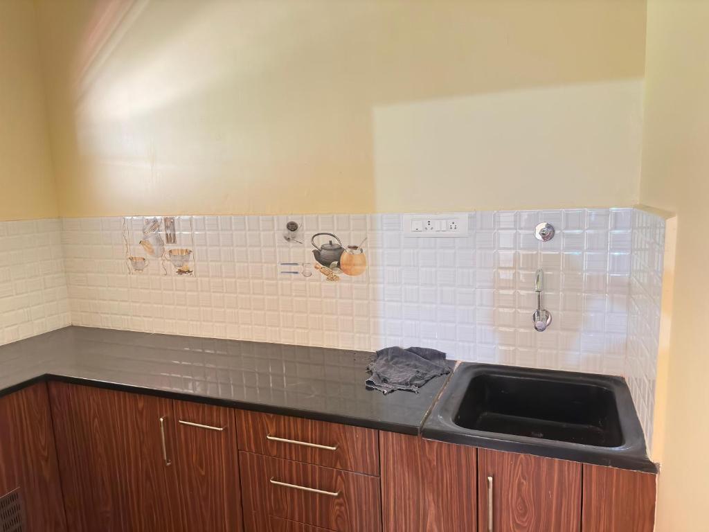 Kuchyň nebo kuchyňský kout v ubytování Parvati Home Stay