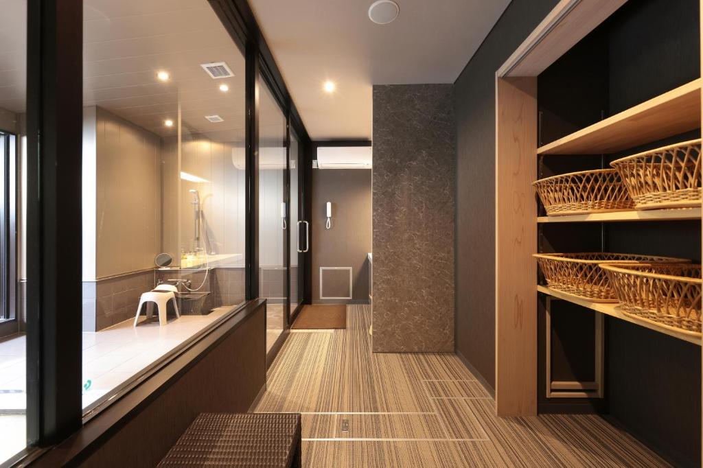 Koupelna v ubytování Akagi Onsen Hotel